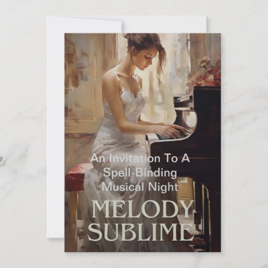 審美的に傾いた招待状カード 案内状 (正面)