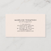 審美的エレガントピグラデーションンクハート 名刺 (裏面)