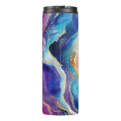 審美的カラフルレインボー瑪瑙グリッターテクスチャ タンブラー (裏面)