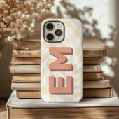 審美的チェッカーボードトレンディーモノグラム Case-Mate iPhoneケース