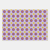 審美的トリップ（幻覚体験）のようなにサイケデリック異常な予測できな ラッピングペーパーシート (正面3)