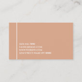 審美的ナーススペシャリスト注射器の名刺 名刺 (裏面)