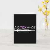 審美的ナースボトックスインジェクターコスメティックナースセルフ カード (黄色い花)