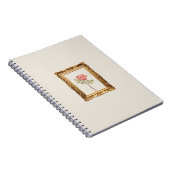 審美的バラフレームスパイラルノートブック ノートブック (右側)