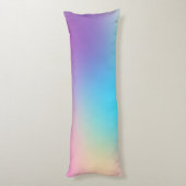 "審美的"ソフト角柱状レインボーグラデーション ボディピロー (裏面 (縦))