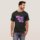 審美的PCブラウザVaporwave Sadイラストレーション Tシャツ (正面フル)