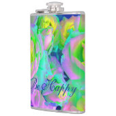 審美虹色の真珠のようなバラは幸せになる フラスク (左)