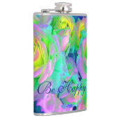 審美虹色の真珠のようなバラは幸せになる フラスク (右)