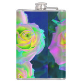 審美虹色の真珠のようなバラは幸せになる フラスク (裏面)
