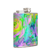 審美虹色の真珠のようなバラは幸せになる フラスク (右)