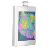 審美虹色の真珠のようなバラは幸せになる フラスク (右)