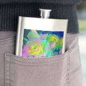 審美虹色の真珠のようなバラは幸せになる フラスク (インサイチュ)