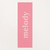 寮モダン室ピンクの名前 ヨガマット (正面)