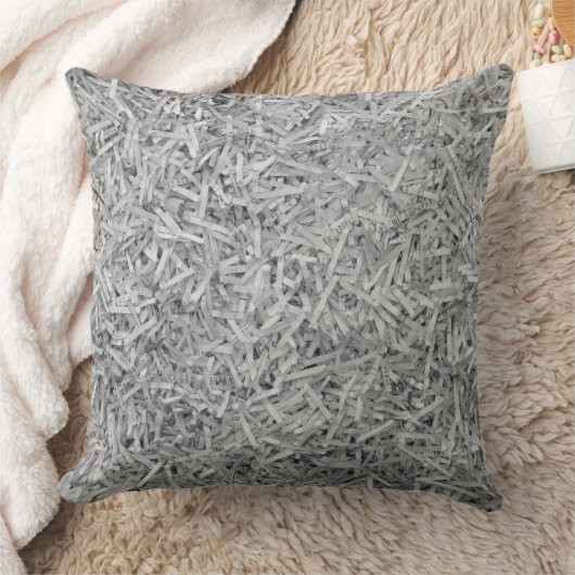 寸断された紙 クッション (ブランケット)