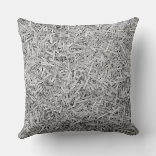 寸断された紙 クッション (裏面)