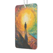 寸法のエッジ カーエアーフレッシュナー (左)