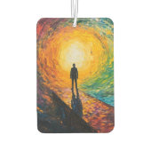 寸法のエッジ カーエアーフレッシュナー (裏面)