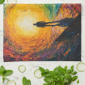 寸法のエッジ キッチンタオル (折り畳み)