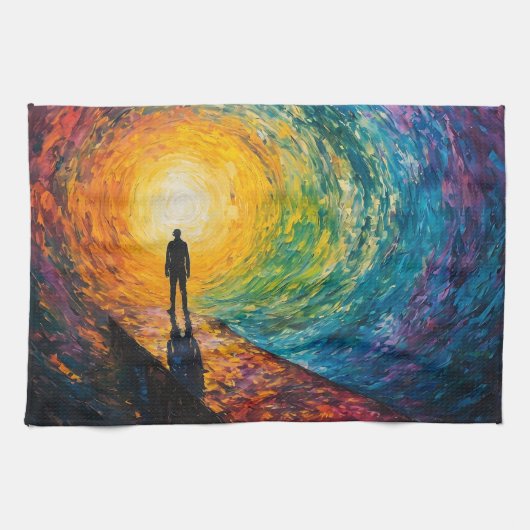 寸法のエッジ キッチンタオル (横)