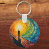 寸法のエッジ キーホルダー (裏面)