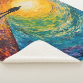 寸法のエッジ シェルパブランケット (3/4)