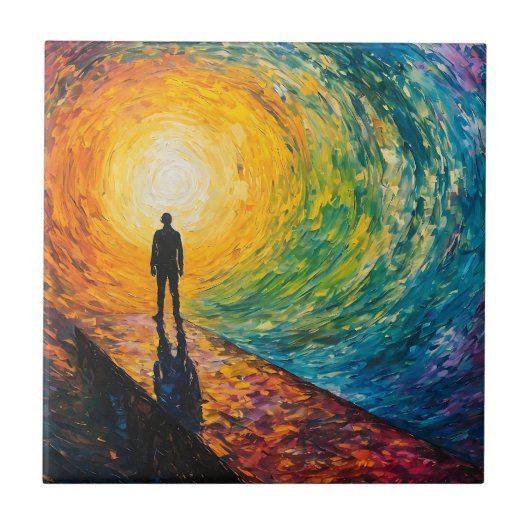 寸法のエッジ タイル (正面)