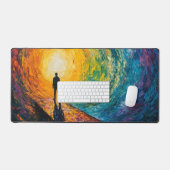 寸法のエッジ デスクマット (キーボード&マウス)