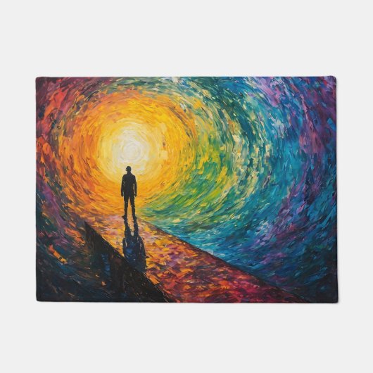 寸法のエッジ ドアマット (正面)