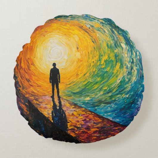 寸法のエッジ ラウンドクッション (正面)