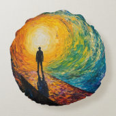 寸法のエッジ ラウンドクッション (裏面)