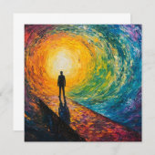 寸法のエッジ 招待状 (正面/裏面)