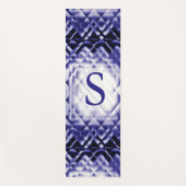 寸法の正方形 – ネイビー – S ヨガマット (正面)