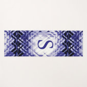 寸法の正方形 – ネイビー – S ヨガマット (正面(横))