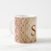 寸法の正方形 – 赤 – S コーヒーマグカップ (正面左)