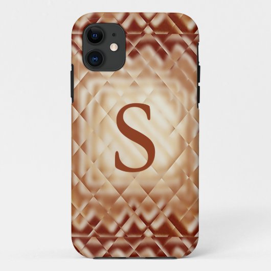 寸法の正方形 – 赤 – S Case-Mate iPhoneケース (裏面)