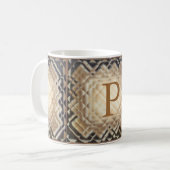 寸法の正方形 – P コーヒーマグカップ (正面左)