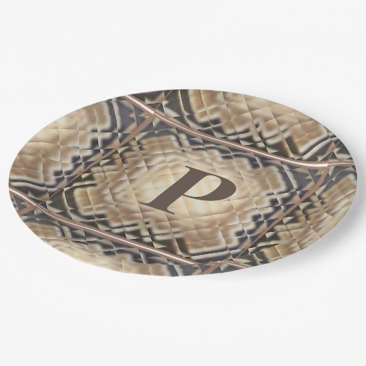 寸法の正方形 – P ペーパープレート (アングル)