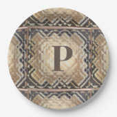 寸法の正方形 – P ペーパープレート (正面)