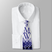 寸法スクエア – ネイビー – MW ネクタイ (タイ)