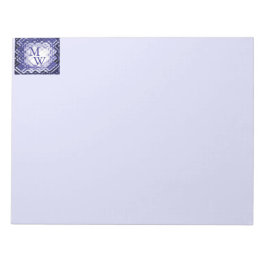 寸法スクエア – ネイビー – MW ノートパッド