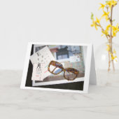 寸法デザイン カード (黄色い花)