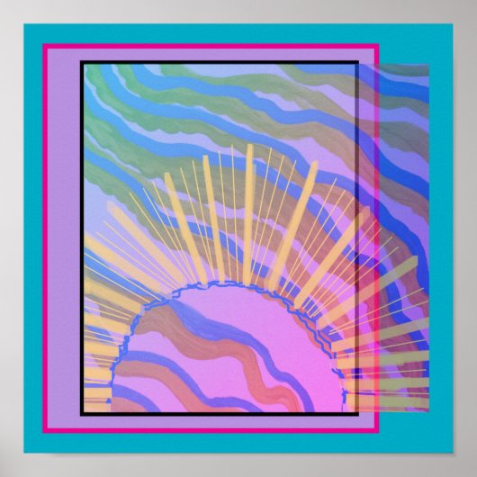 寸法抽象芸術 ポスター (正面)