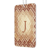 寸法正方形 – 赤 – J カーエアーフレッシュナー (左)