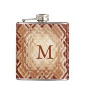 寸法正方形 – 赤 – M フラスク (正面)