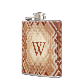 寸法正方形 – 赤 – W フラスク (左)