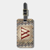 寸法正方形 – W ラゲッジタグ (正面縦)