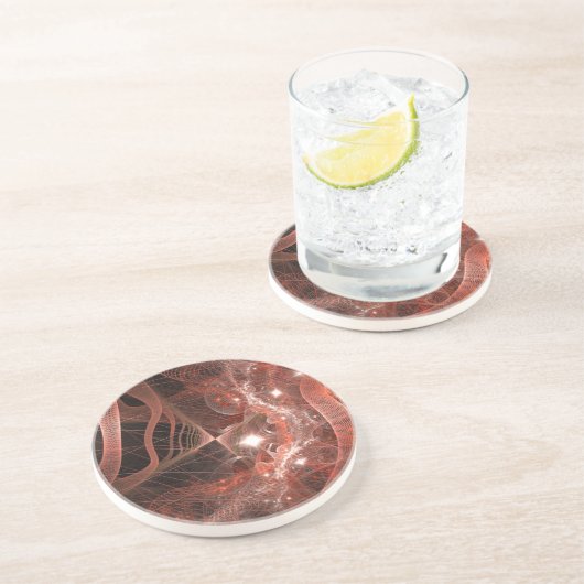 寸法赤の渦 コースター (側面)