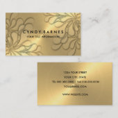 寸法金ゴールドシーズビジネスカード 名刺 (正面/裏面)