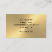 寸法金ゴールドシーズビジネスカード 名刺 (裏面)