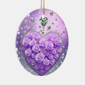 寸法：直径： 2.87インチ厚さ： 0.156インチ幅 セラミックオーナメント (右)